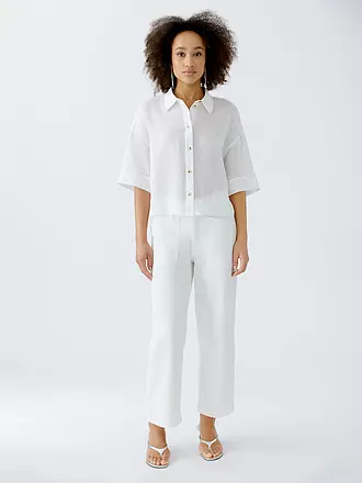 OUÍ | Bluse
Produktname: Bluse
Marke: OUÍ
Farbe: olive
Kategorien: Mode,Damen
Tags: Große Größen

Ärmellänge: Kurzarm
Material: Leinen
Kragenform: Hemdblusenkragen
Passform (Oberbekleidung): Oversized
Stil: Pure
Details: Seitenschlitze,Asymmetrisch | weiss